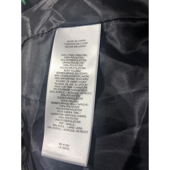 Lauren Ralph Lauren  Womens Black Full Zip Puffer Down Jacket  Sz S - Picture 9 of 12